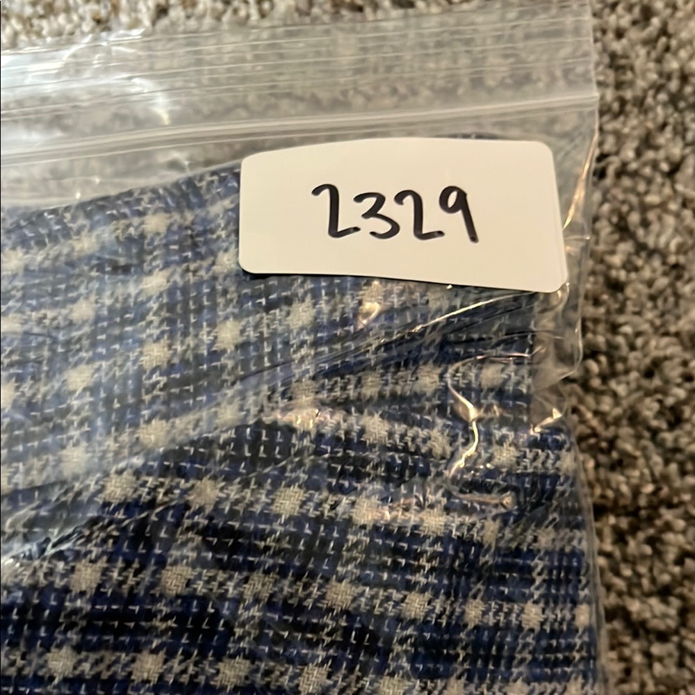 Obey Blue Casual Button Down Shirt with Gingham Pattern - Picture 6 of 6